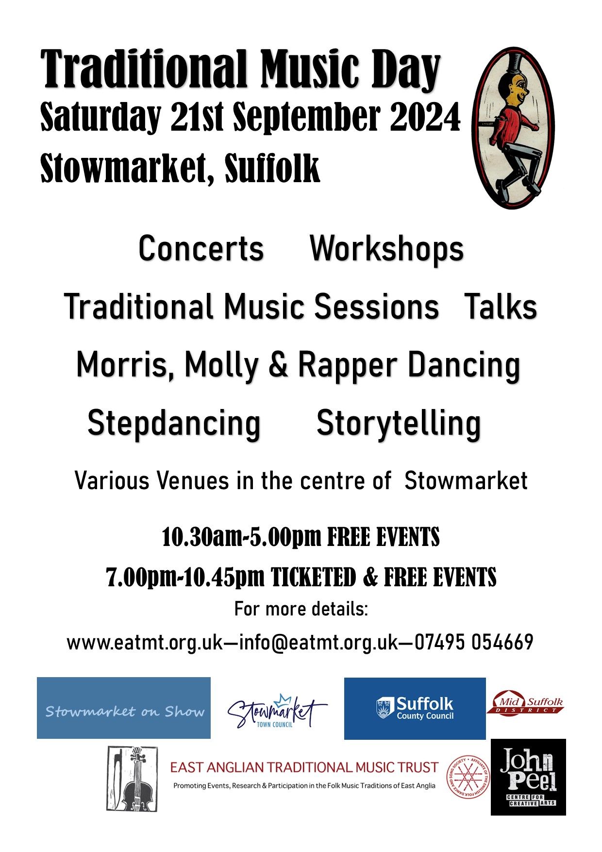 Stowmarket Traditional Music Day 21st September 2024